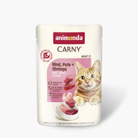 Animonda Carny Cat Adult hovädzie, morka a krevety 85g