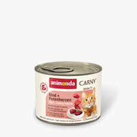 Animonda Carny Cat Senior hovädzie a morčacie srdcia 200g