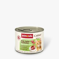 Animonda Carny Cat Kitten hovädzie, kuracie a králik 200g
