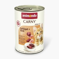 Animonda Carny Cat Kitten hydina a hovädzie 400g
