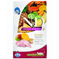 Farmina N&D cat Tropical selection adult neutered, chicken 1,5kg