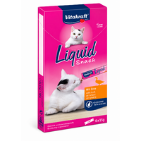 Vitakraft Cat Liquid Snack kačica + β-glukán 6 × 15 g
