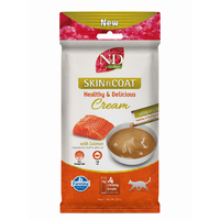 Farmina N&D Quinoa Creamy Skin & Coat Salmon Adult 60g  – krémový pamlsok pre mačky s lososom