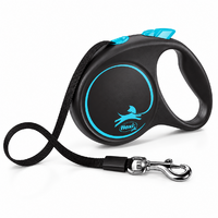 Vodítko Flexi Black Design L páska 5 m modré (do 50 kg)