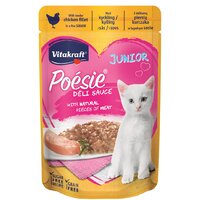 Vitakraft Cat Poésie DéliSauce Junior Chicken 85 g