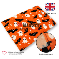 Deka VetBed Deluxe č.121 HALLOWEEN oranžová