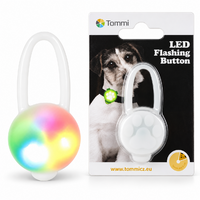 LED bezpečnostné svetlo pre zvieratá – biele/viacfarebné