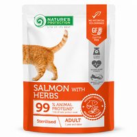 Nature’s P Cat Adult Sterilised Salmon & Herbs 100g – Losos a Bylinky