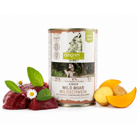 ISEGRIM dog Junior Wild Boar with Potato, Pumpkin & Herbs 400 g konzerva