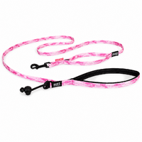 EZYDOG Vodítko Soft Trainer Lite Traffic Control - Pink Camo 12mm/180cm