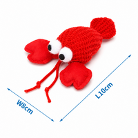 Nobleza hračka rak pre mačky 10cm