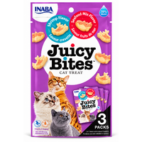 Pamlsok Inaba Juicy Bites cat Krevety & Plody mora 3 x 11,30 g