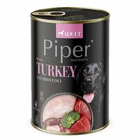 PIPER konzerva pre psov morka s brokolicou 400g