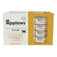 Applaws Konzervy Cat Chicken Selection multipack 12x70g in broth
