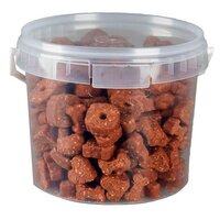 Maškrta pre psa mix - 2 príchute, 500g/vedro 1L, DOG friend