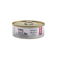 MAX konzerva pštrosia svalovina 80g